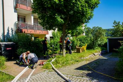 Leonberg: Aufmerksame Nachbarin verhindert Kuechenbrand beim Nachbarn